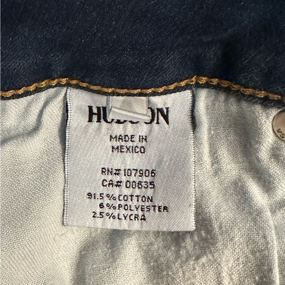 Hudson Jeans Blue Denim Knee Shorts - Picture 8 of 9